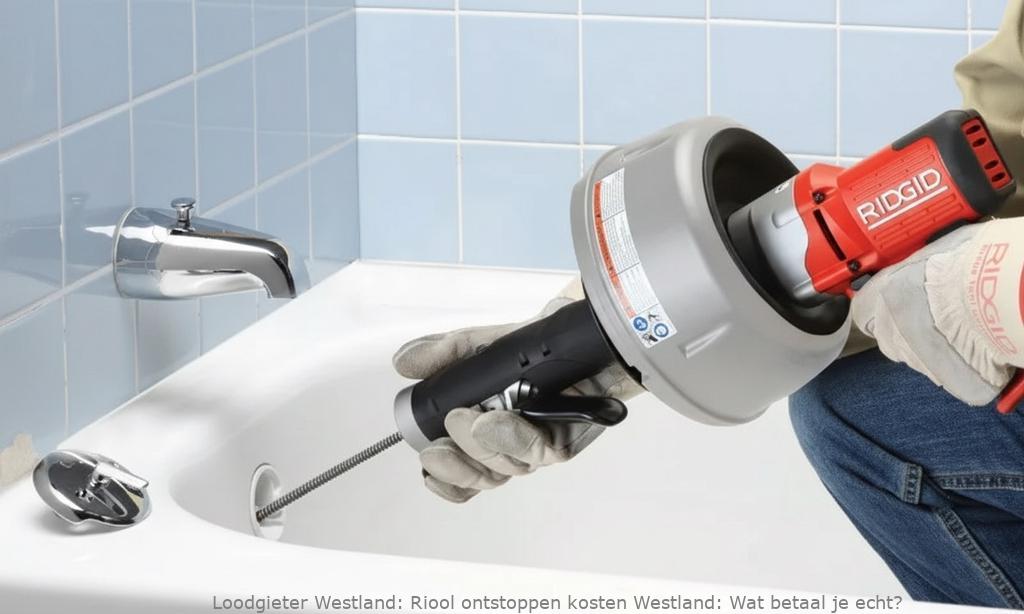 Riool Ontstoppen Kosten Westland